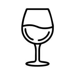 wine glass icon design