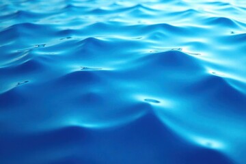 Abstract blue water wave texture, flowing ripples , vivid, blue, nature