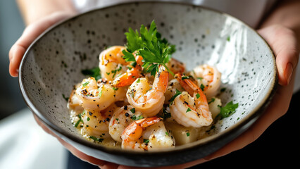 Garlicky Shrimp Scampi: Parmesan Perfection on Your Plate