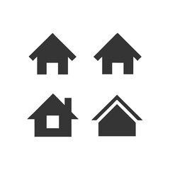 Modern House Icon Pack for Digital Projects and Branding