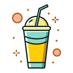 cream soda icon design