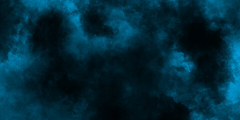 watercolor background concept design background with smoke, watercolor painted mottled blue background, Abstract blue grunge clouds smoke texture background., watercolor painted mottled blue texture.