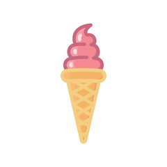ice cream icon vector design template elegant style
