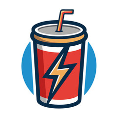 energy drink icon design