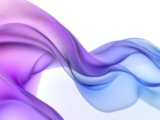 Abstract background with soft waves of purple and blue colors