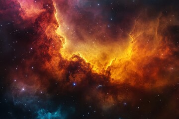 Obraz premium Vibrant Galaxy Nebula in Space for Stunning Visual Projects