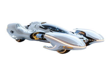 Innovative Car Design on transparent background PNG.