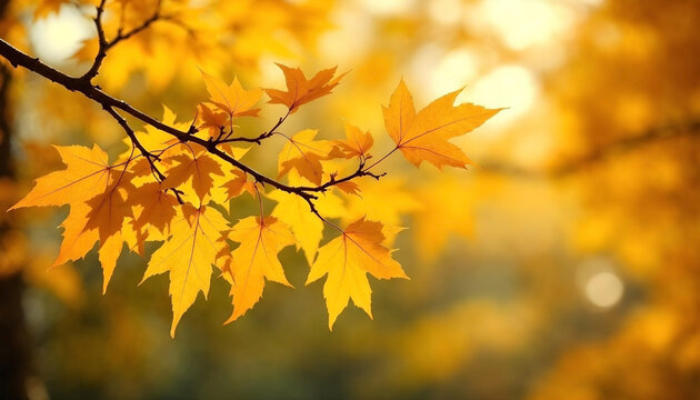 yellow autumn leaves