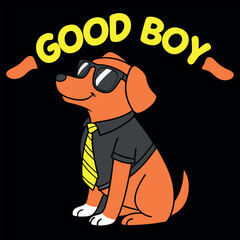 Good Boy t shirt design