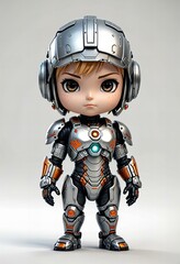 Depicting Minimalist chibi beastmaster character design