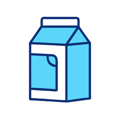 milk box icon design