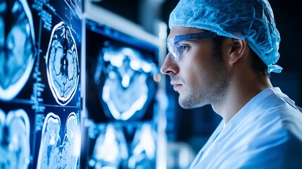 Interventional Neurologist performing procedures treat neurological conditions with advanced minimally invasive techniques