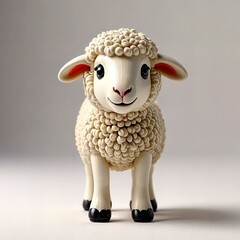 Elegant Depicting Cute sheep toy, high quality