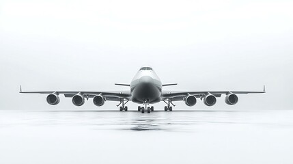 Airplane isolated on white background