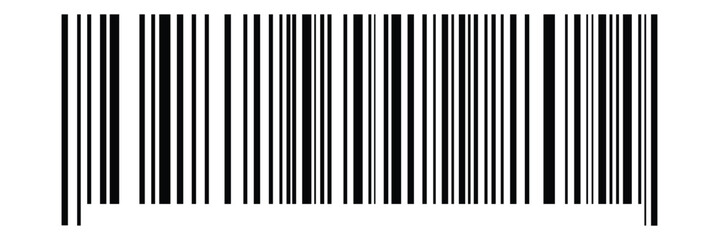 Bar code. Barcode illustration. Editable color. isolated on white background. vector illustration.