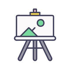 easel icon design