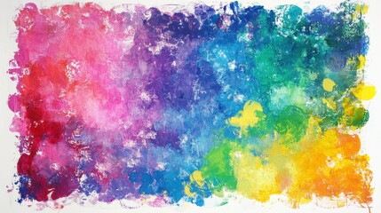 Abstract rainbow paint texture background.