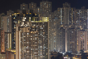 DEC 20 2024,Hong Kong.Dense residential area in Hong Kong