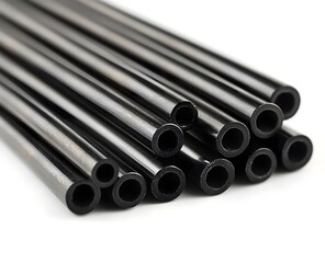 A cylindrical tube designed for efficient fluid flow and structural stability