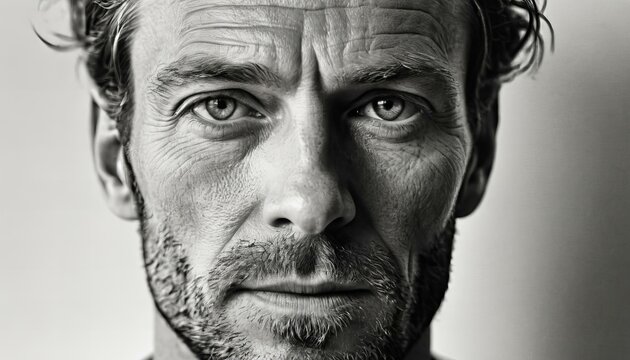 Visual Hardworking man portrait, reflecting diligence and industriousness