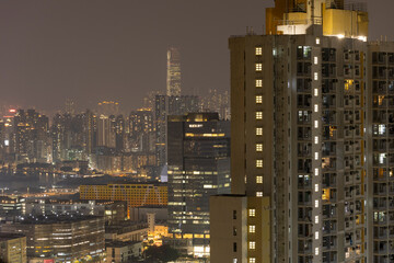 DEC 20 2024,Hong Kong.Dense residential area in Hong Kong