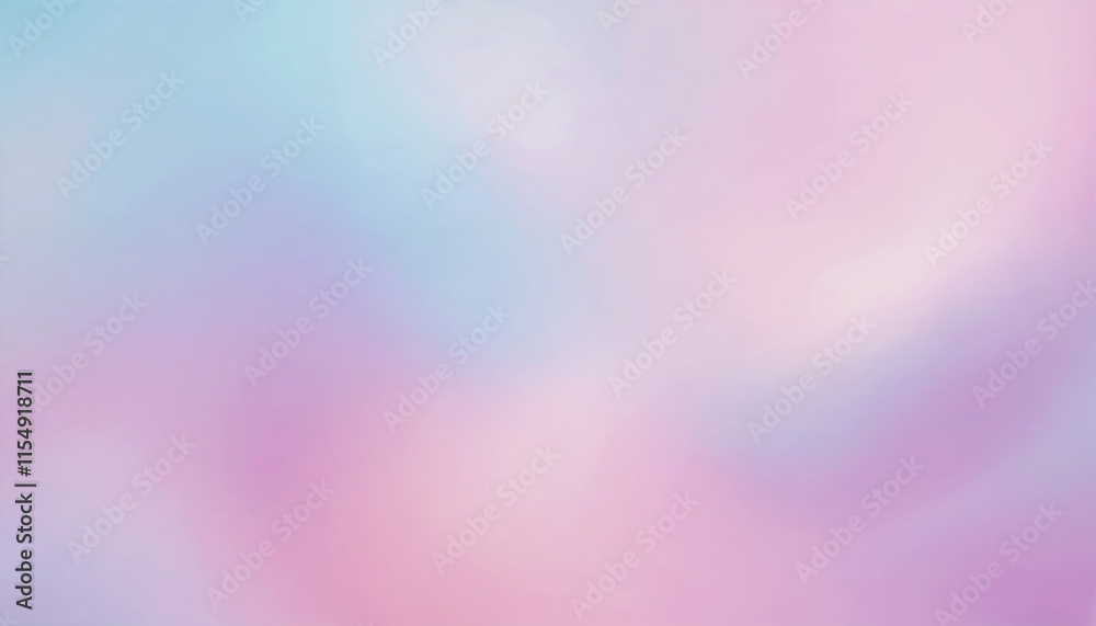 Wall mural soft pastel gradient background with pink and blue colors