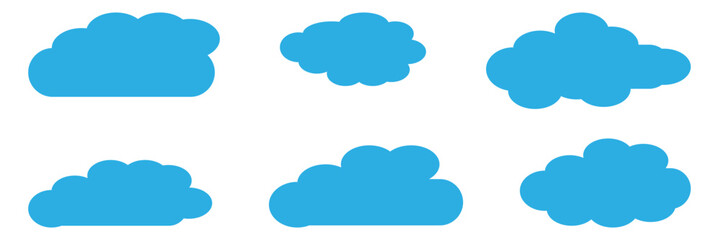 Clouds Set. Cloud icon.