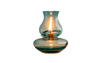 Elegant Oil Lamp on transparent background PNG.