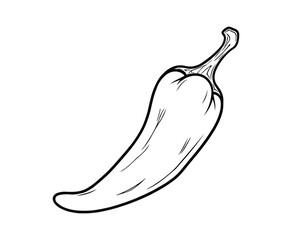 Chili coloring pages for kids