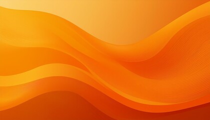 Colorful Orange Wave Background Design, Flowing Orange Stylish Background Template. Generated image
