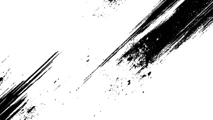 Vector grunge texture. White paints black and white style texture. Scratch Distress Sketch Grunge Dirt Overlay Texture