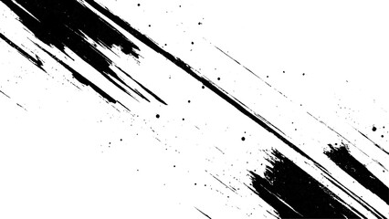 Fototapeta premium Grunge black and white urban vector texture. design brush strokes. Overlay texture. Faded black-white dyed paper texture. Sketch grunge design. Use for poster, cover, banner, mock-up, stickers layout.