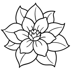 Blossom Charm line art art vector