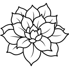 Blossom Charm line art art vector