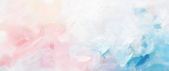 Abstract Pink and Blue Oil Painting Texture Background