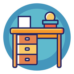 desk icon design