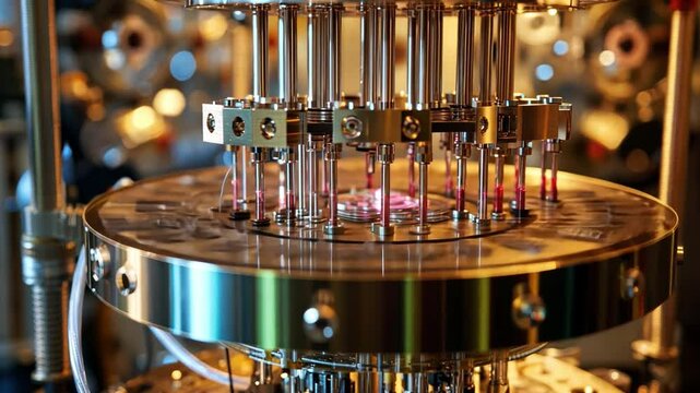 People collaborating on quantum computing platforms for advanced solutions