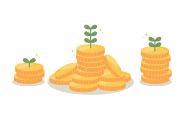 お金が増えるイメージイラスト