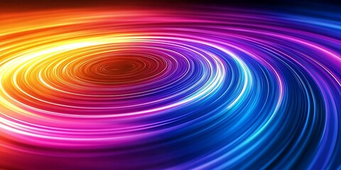 Obraz premium Abstract vibrant swirling colorful light trails background.
