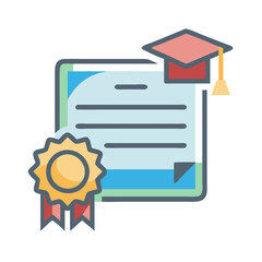 diploma icon design