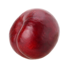 Close-up, plum isolated, transparent PNG, PNG format, cut out