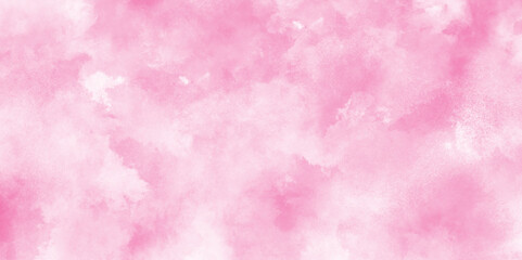 Pink rose tone abstract texture with cloudy stains, Stain artistic hand painted texture of pink, pastel hand painted watercolor of pink texture, White smoky watercolor painting on old paper texture.
