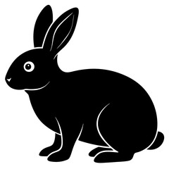 rabbit  Vector silhouette