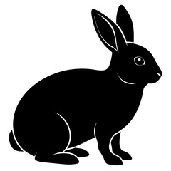 rabbit  Vector silhouette