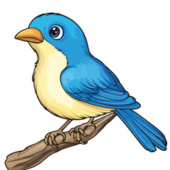 Obraz premium Bird clip art, clip art concept