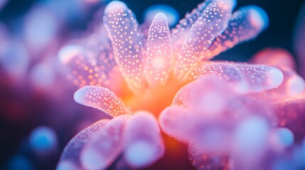 Fototapeta premium Colorful Underwater Creatures in Natural Light