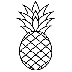 Pineapple art vector