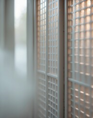Obraz premium illuminated vent grille with mist and soft lighting