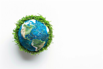 Fototapeta premium Greeting card with holiday composition for world environment day