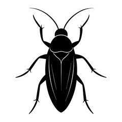 Cockroach Silhouette vector illustration